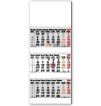 Mega-Tri Pad Shipping Calendar - Red and Black
