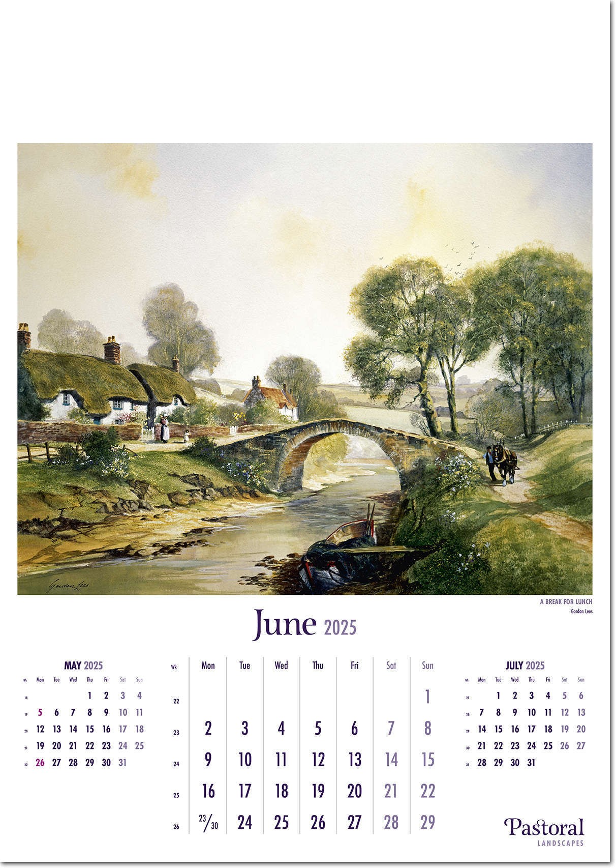 Pastoral Landscapes Calendar