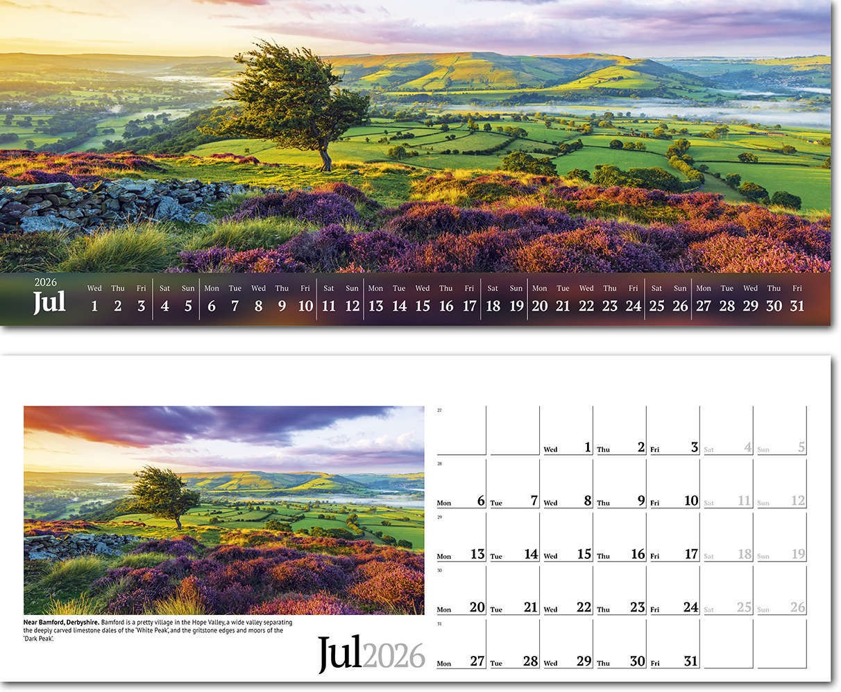 Wild Britain Desk Calendar