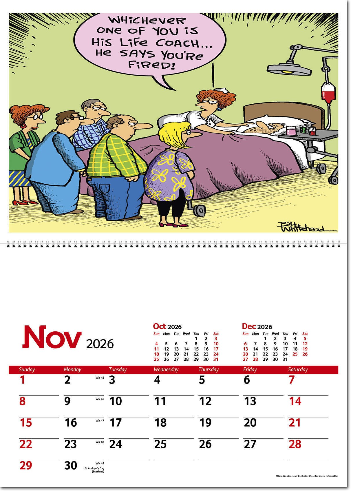 Working Wind-Ups Postage Saver Calendar