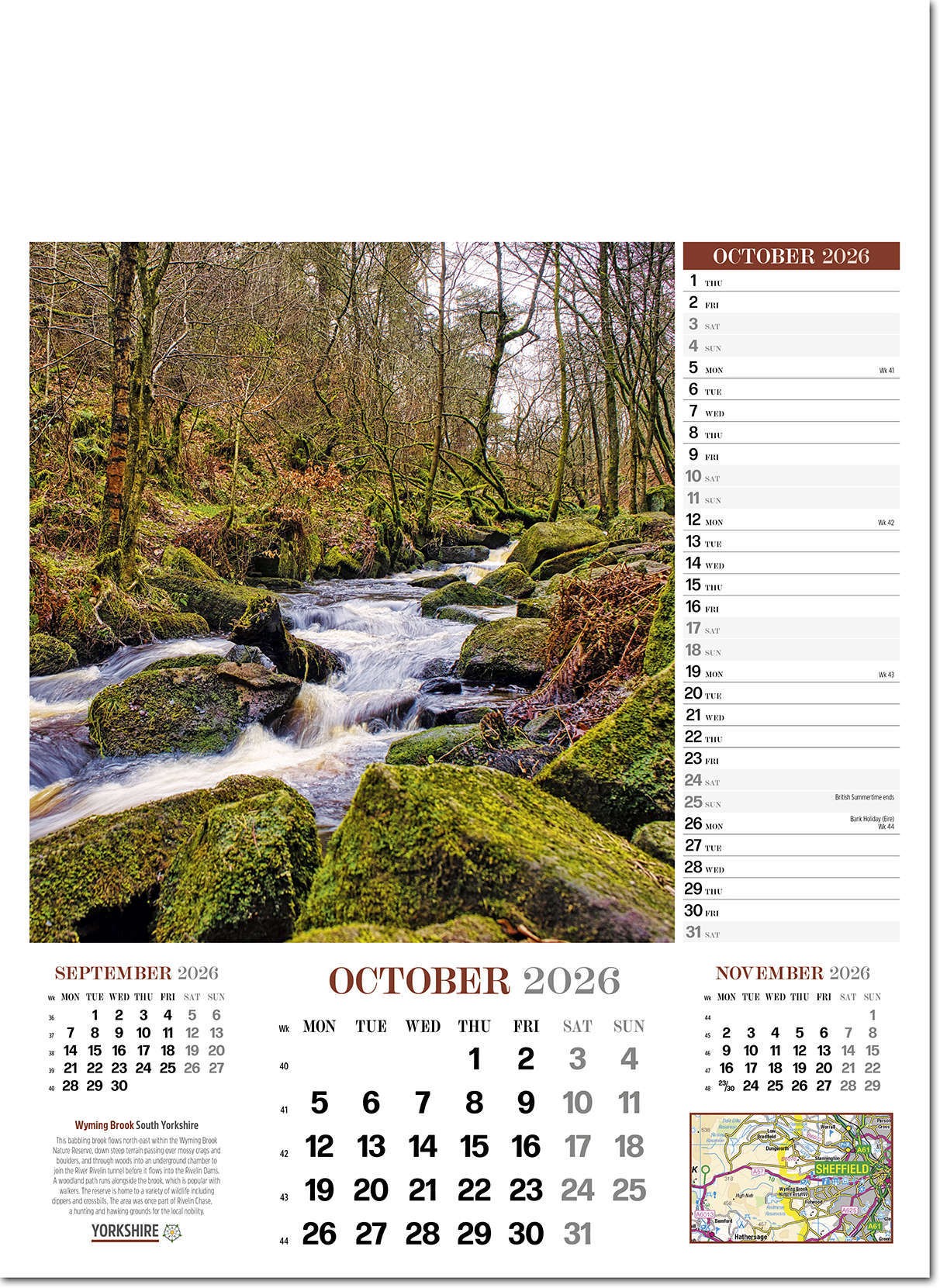 Yorkshire Calendar