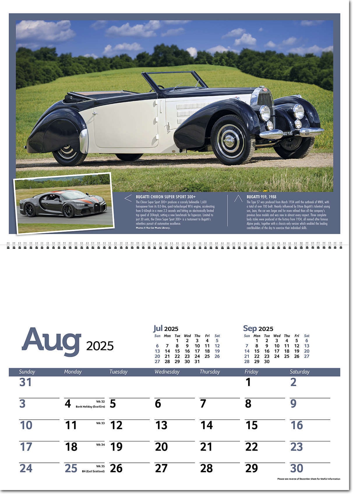 Classic Marques Past and Present Postage Saver Calendar