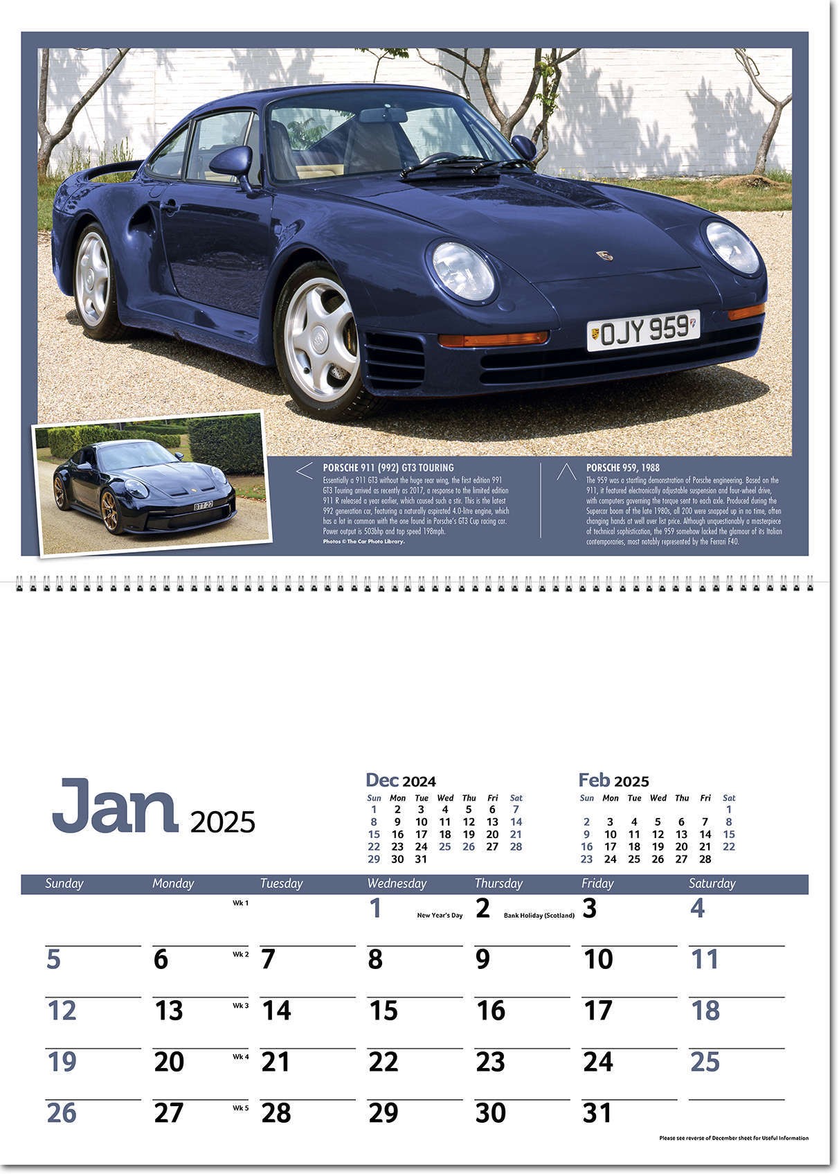 Classic Marques Past and Present Postage Saver Calendar