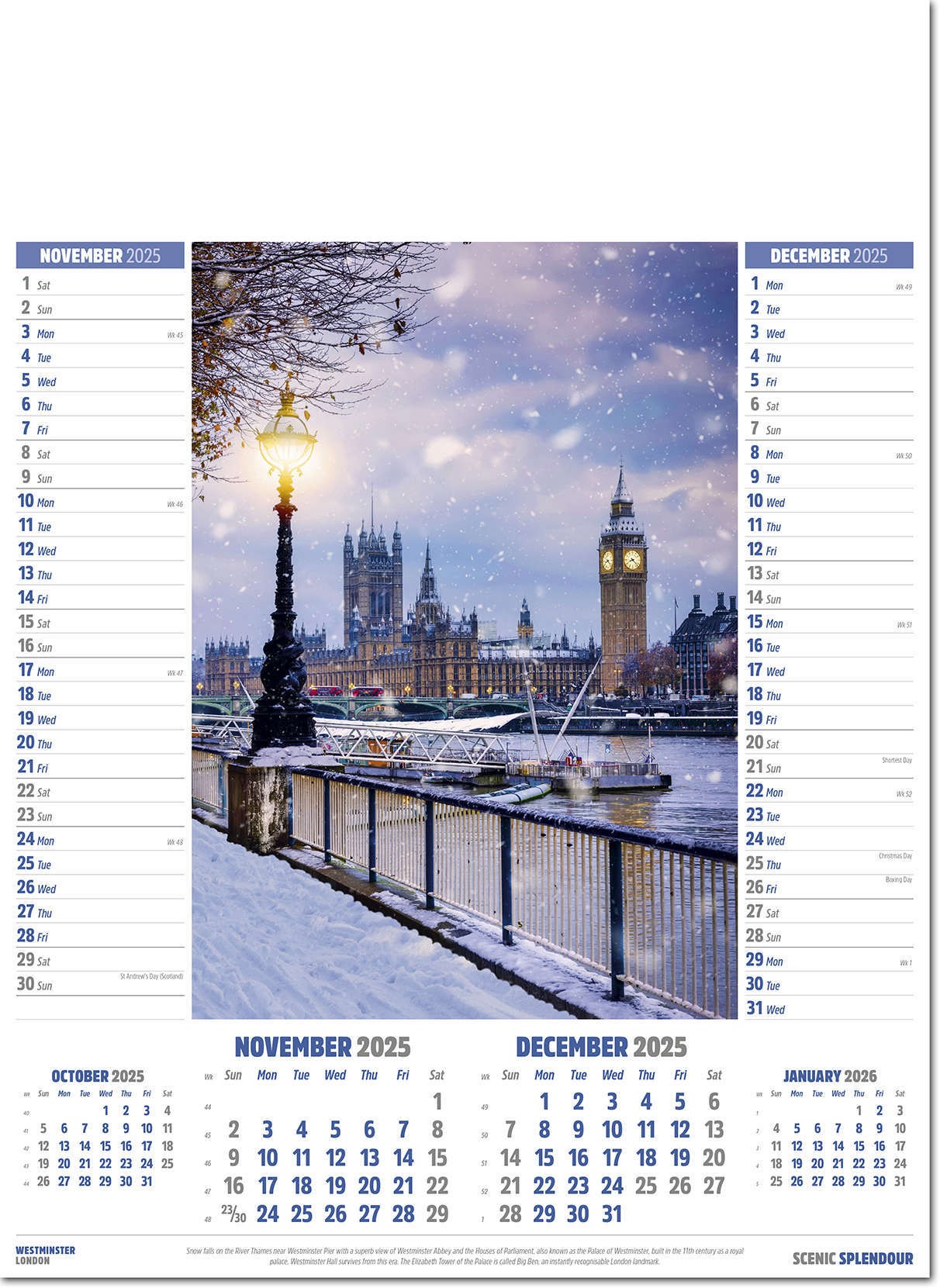Scenic Splendour Calendar
