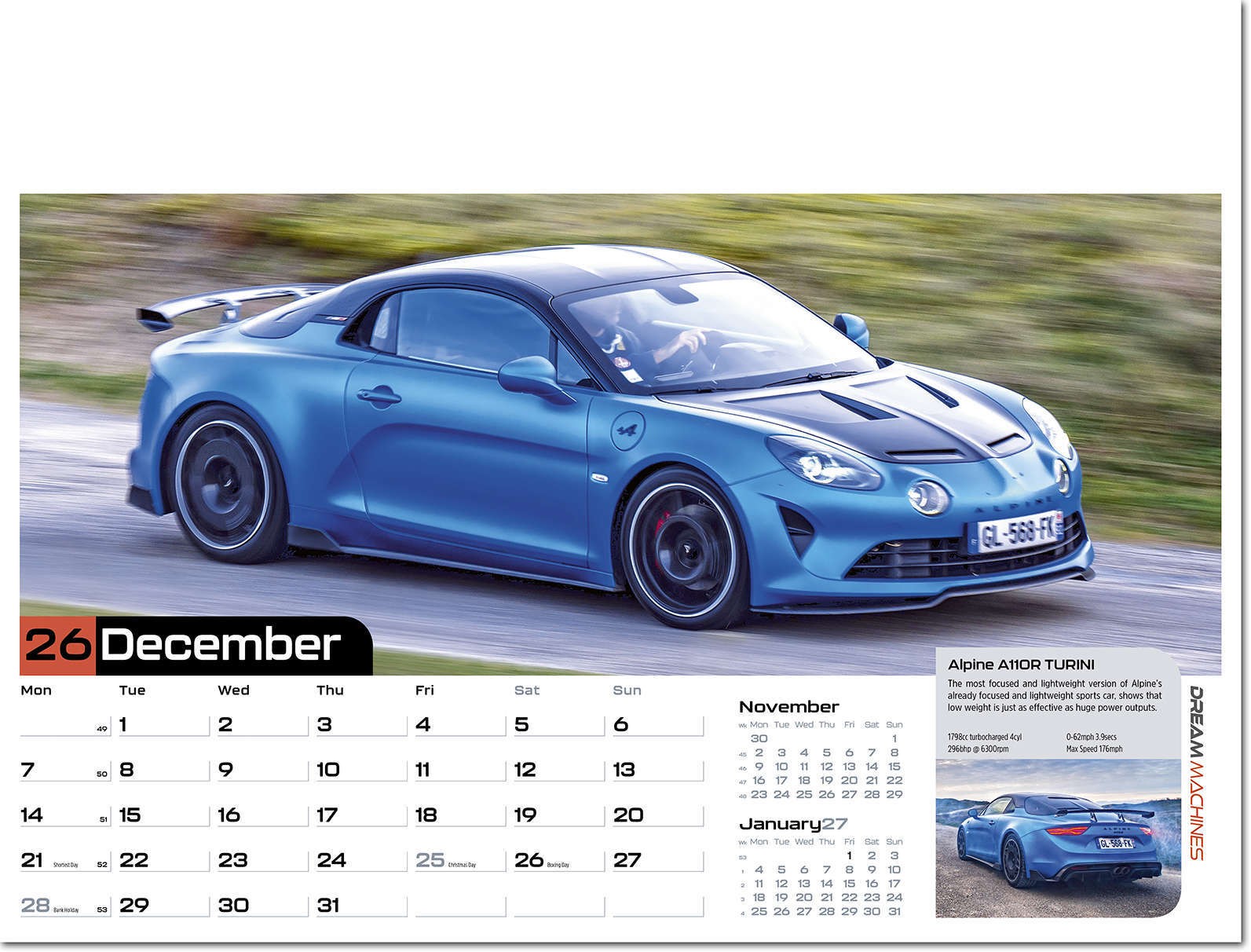 Dream Machines Wall Calendar