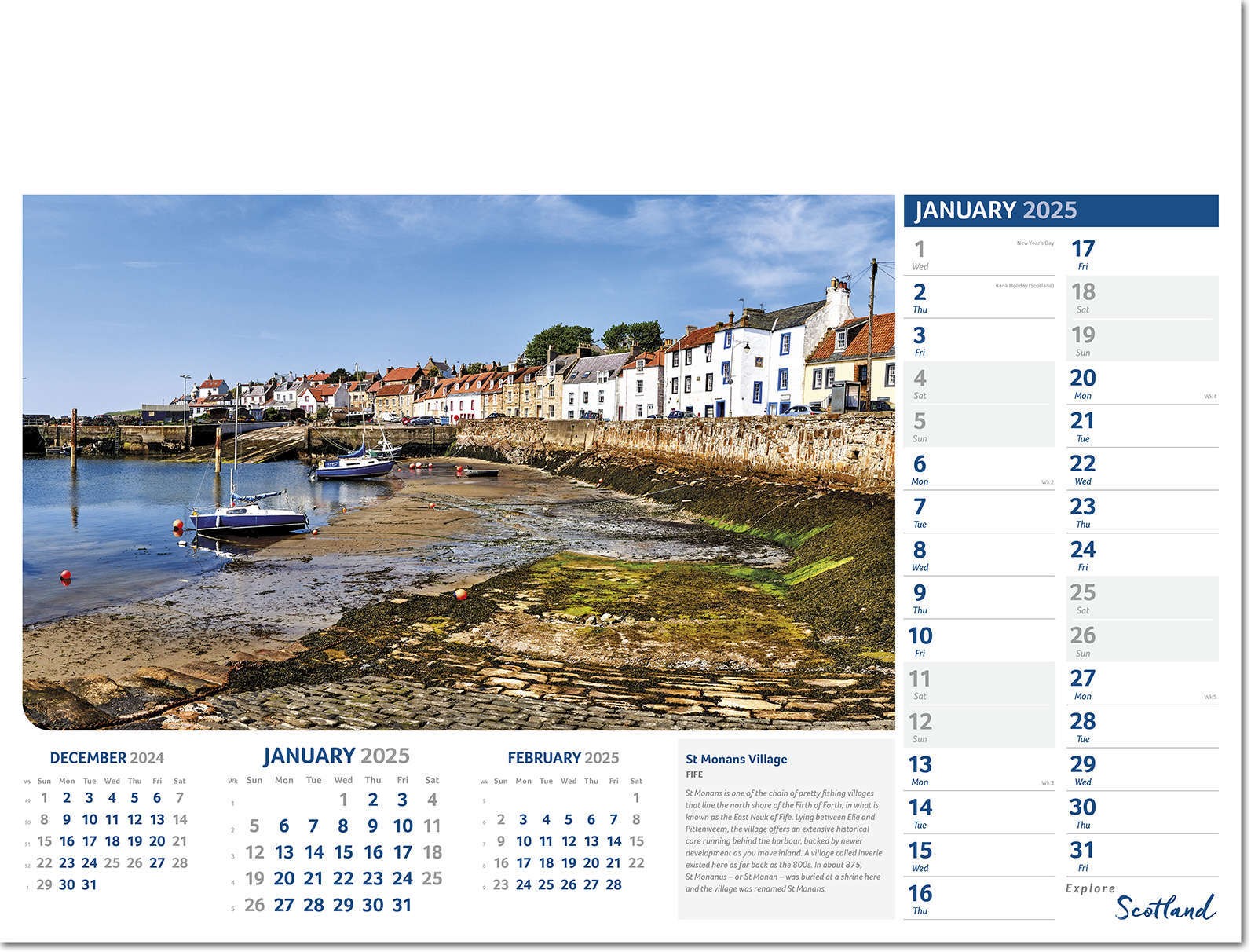 Explore Scotland Calendar