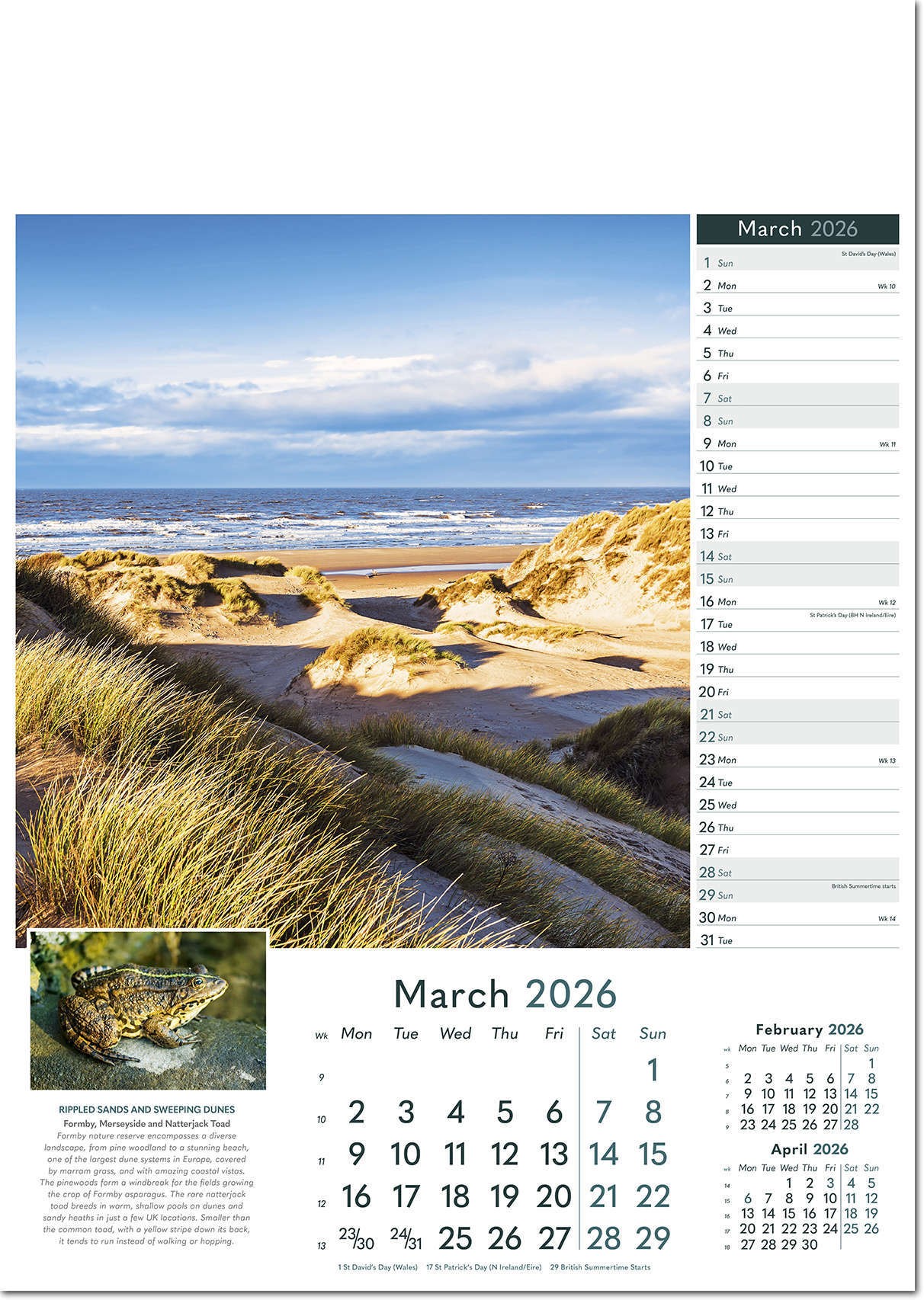 Rural Britain Wall Calendar